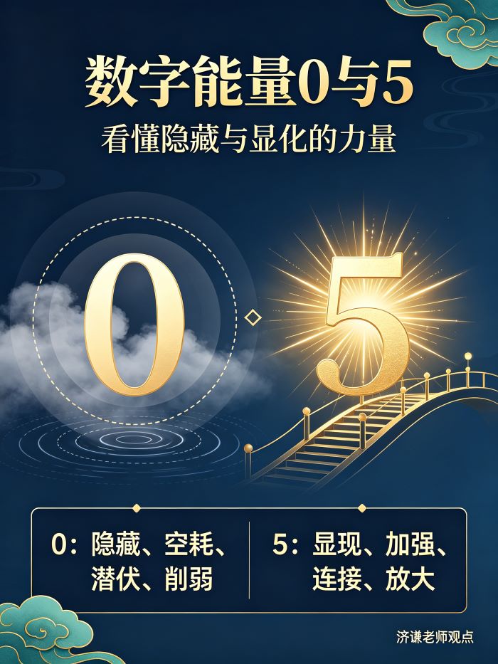 数字能量0和5的含义