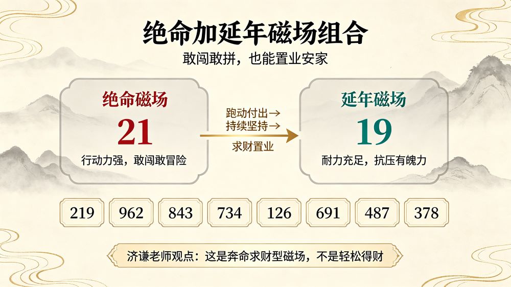 绝命加延年磁场组合解析