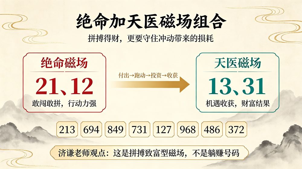 绝命加天医磁场组合